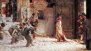 Sir Lawrence Alma-Tadema,OM.RA,RWS Caracalla Sir Lawrence Alma-Tadema oil painting on canvas